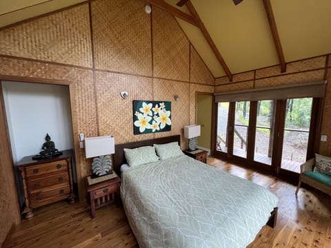The main bedroom in the ensuite pavilion