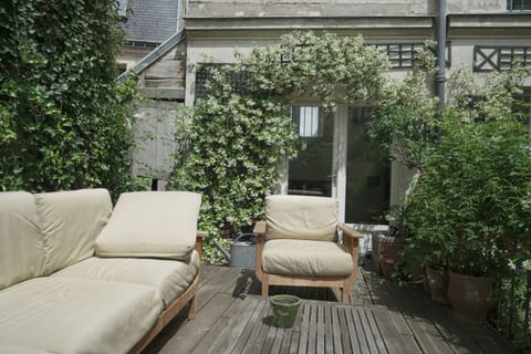 The terrace