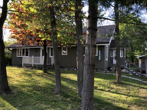 From the street in front