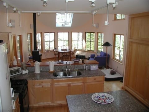 Kitchen looking into the dining room