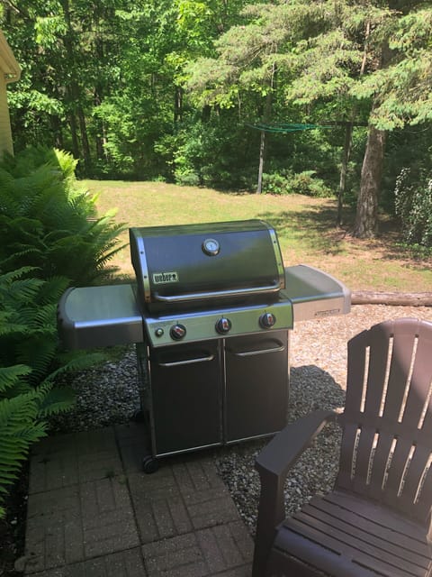 Gas grill included plus Falatics’ meat market 3 minutes away with steaks & chops