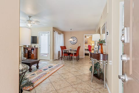 Inviting, spacious entrance.