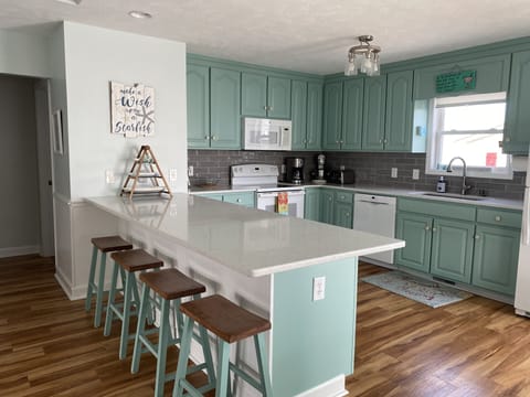 Updated kitchen (2024) Island View
