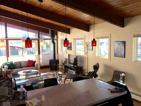 Upper living room area with panoramic views.
