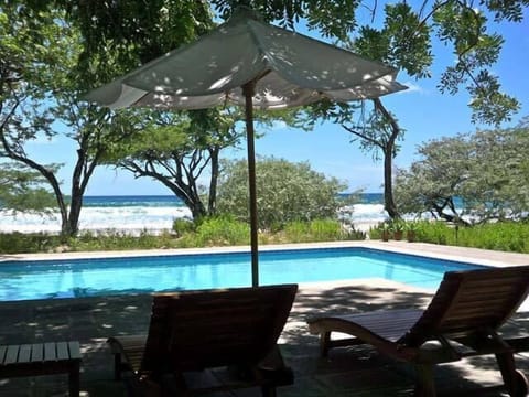 Beach view from our Pool - just steps from the beach