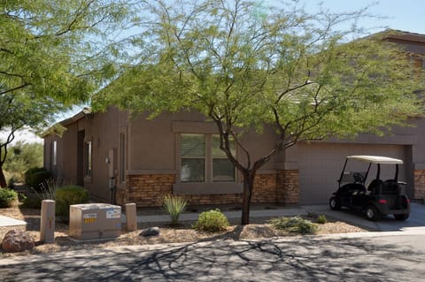Front view of our Townhome. The #5 green on Sidewinder is right behind our home.