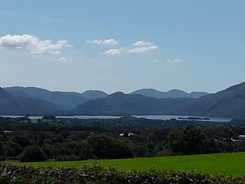 Panoramic views of Killarney Lakes and Mountains from our home.
