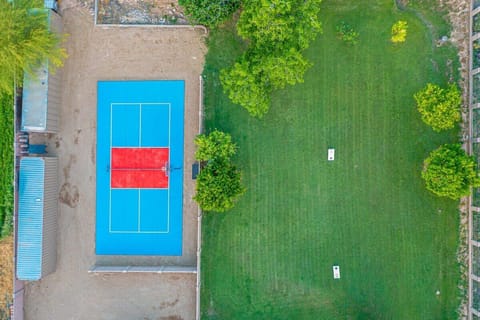 Overview of Pickleball Court and Meadow