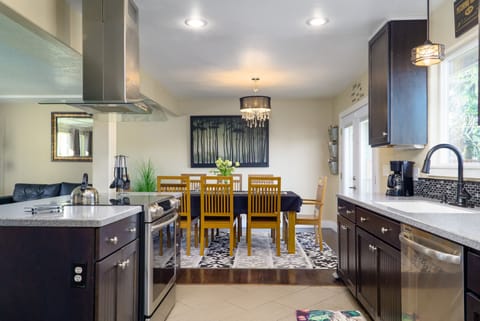 Open concept kitchen