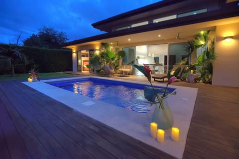 Mesmerizing Pool Under the Night Sky