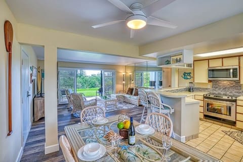 Tropical Decor and Open Floor Plan