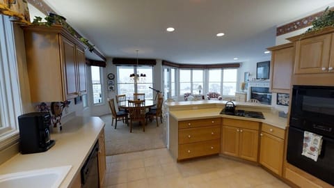 Great views from the kitchen