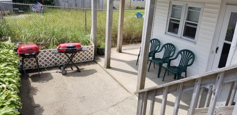 Patio with Small Gas Grill