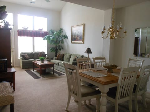 Dining room (seating for 6) and living room