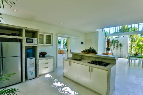 Villa 2 Equipped Western Kitchen with interconnecting door access to villa 3