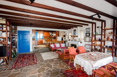 Living room and kitchen