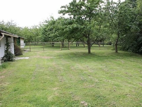 Private garden leading to orchard