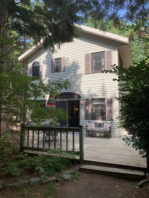2 story cottage nestled in the woods