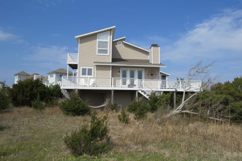 View of house from street (old house color - updated blue 2022)