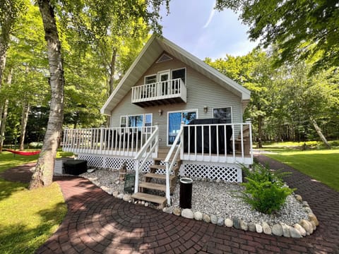 Lakeside of the house.