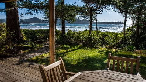 Two-bedroom beachfront suite with private entrance.