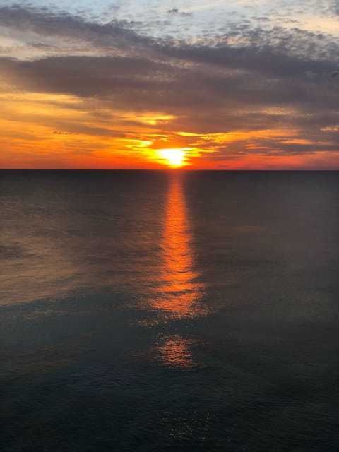 Enjoy the sunset from the balcony. 