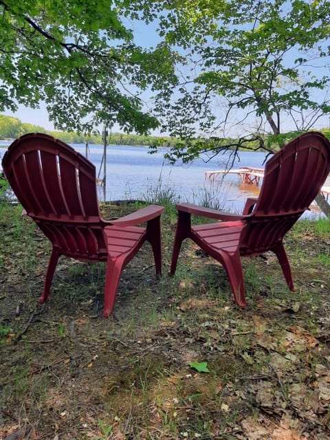 Enjoy sitting lakeside!
