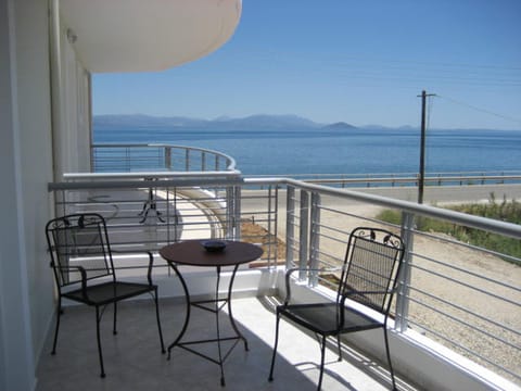 Sea view from the balcony