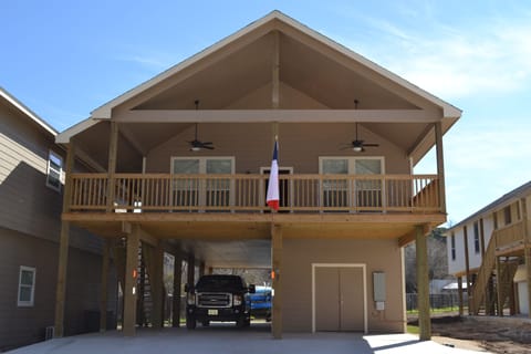 View from front of River House...