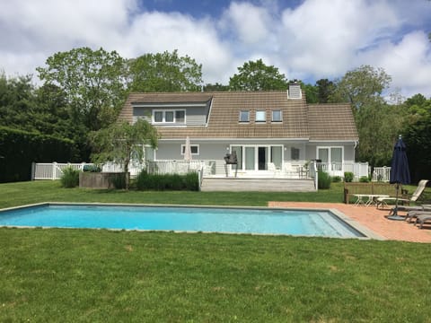 View of the house from the pool.