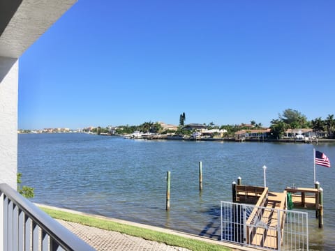 View from the balcony to the Private Fishing Dock