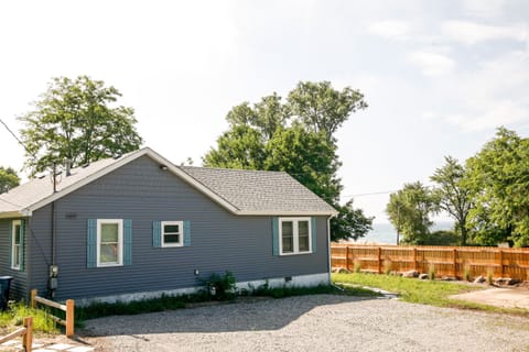 View of the whole house w/Lake Michigan 