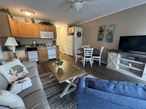Kitchen with dishwasher…dining table with four chairs