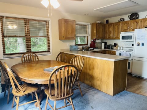 Dining room and kitchen 