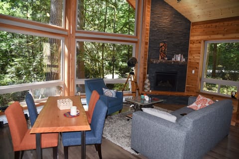 Surrounded by trees, inspiring views from every window.