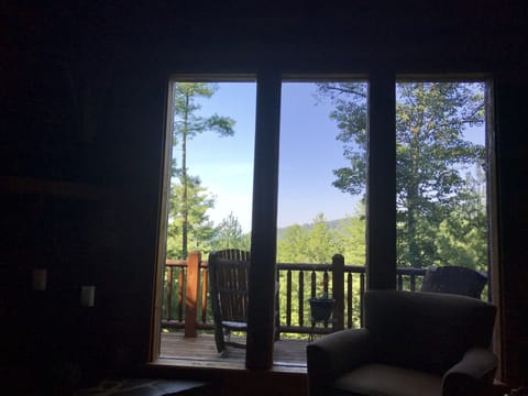 Your view from the livingroom.