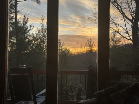 Beautiful night sky to enjoy while out on the deck.