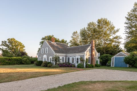 Huge yard around house & lovely gardens