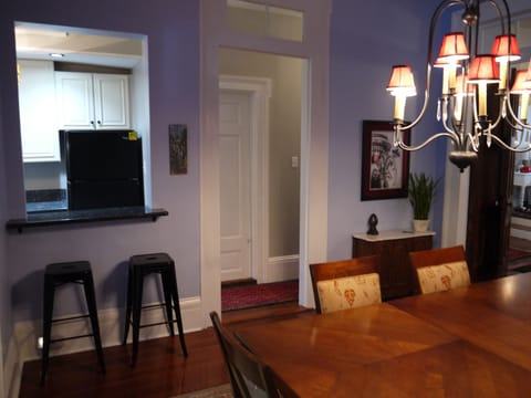 Small kitchen with breakfast bar