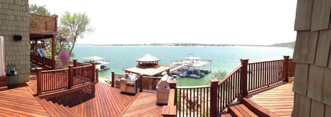 View from main deck looking at gazebo and double deck. Click on video for more