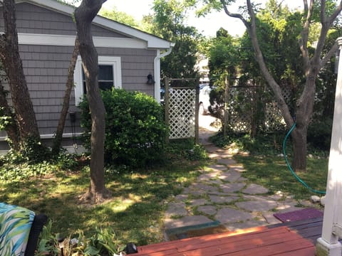 Yard view -- set back from street and noise

