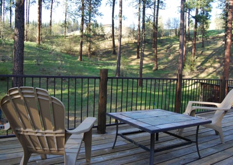 Large, Peaceful Upper Balcony off the Loft Bedroom