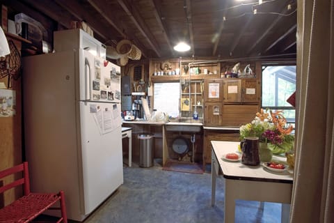The kitchen.