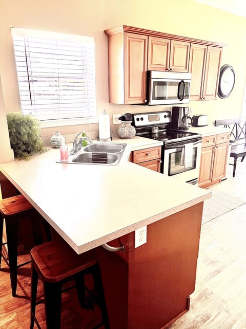 Spacious and fully equipped kitchen