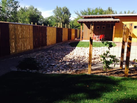 View of the Wingate private patio