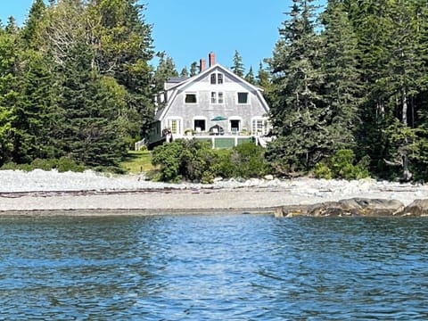 View of house from the water.