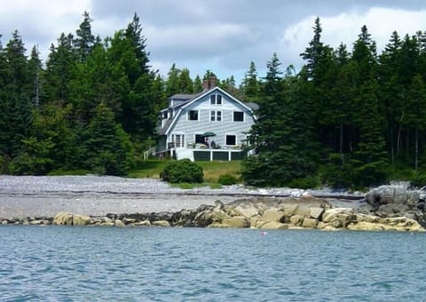 View of the house from the water