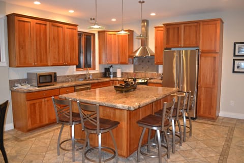 Large kitchen island