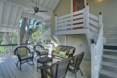 Covered Outdoor Great Room Connecting Main House to Bunk House