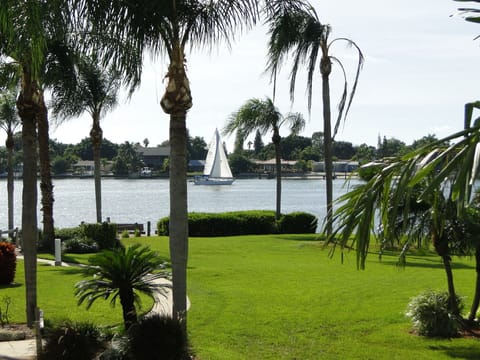 A view from the balcony.
